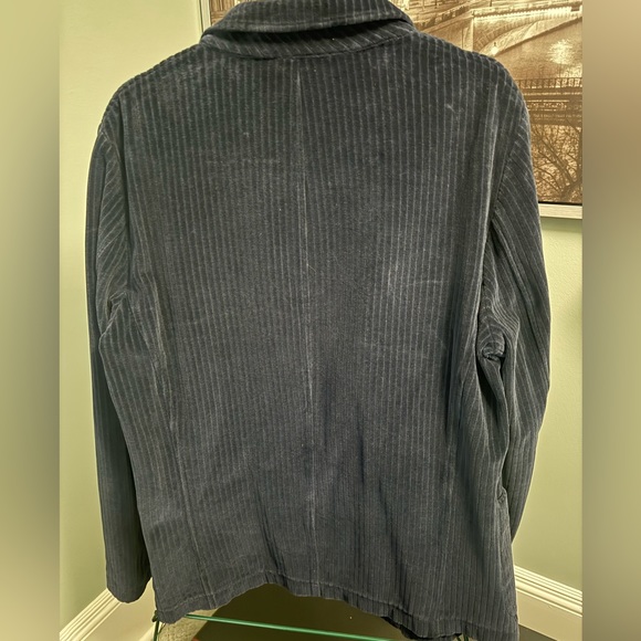 Great Condition Fradi Slim Fit Blue Corduroy Casual Blazer Jacket - Picture 8 of 8